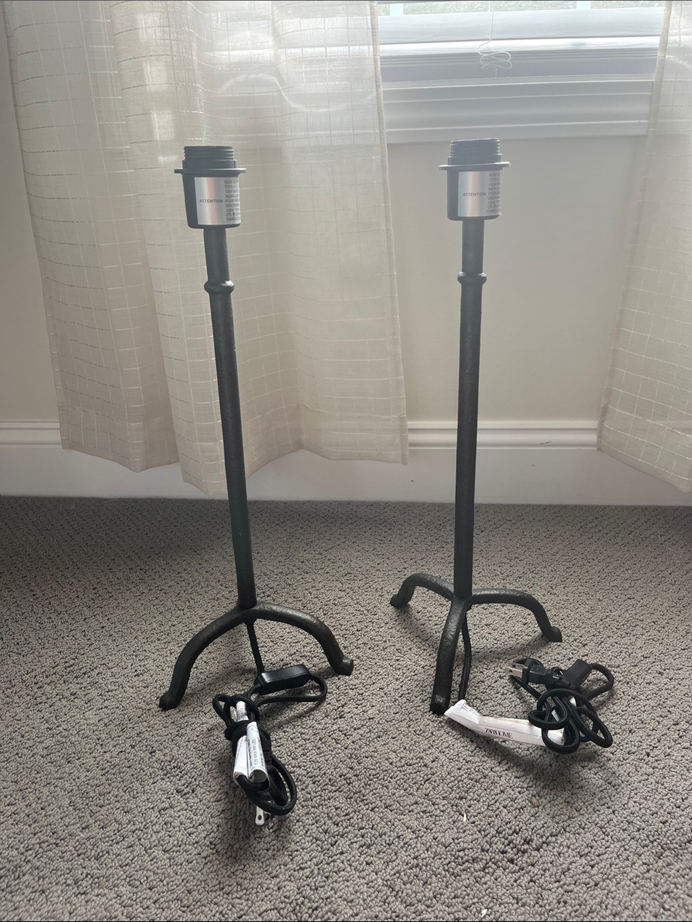Zara Home Oil Rubbed Bronze Table Lamps
